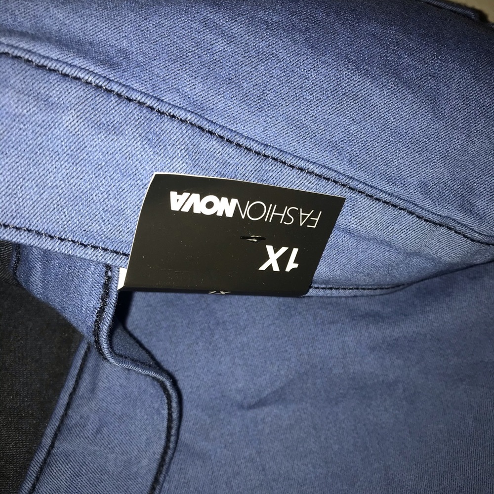 NWT super high waist denim skinnies 1x - Picture 2 of 7